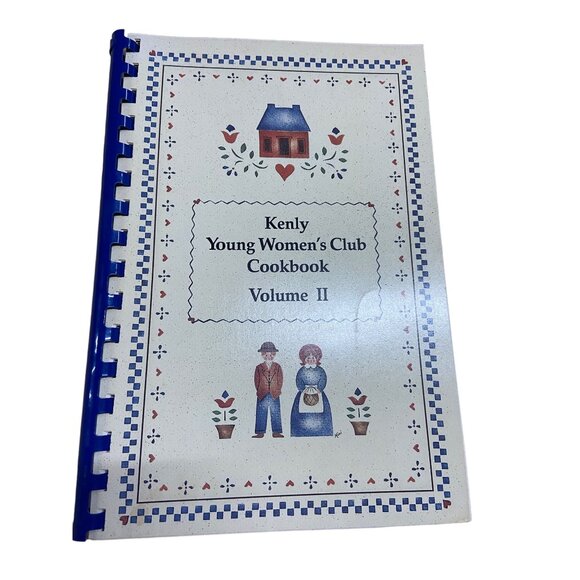 Kenly Young Women’s Club Cookbook Vol II 1987 Vintage Community Recipes Spiral - Picture 1 of 7